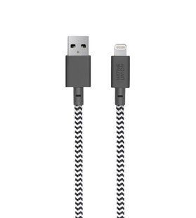 Кабель Native Union Belt Cable Lightning Zebra (1.2 m) (BELT-KV-L-ZEB-2) 1509 фото