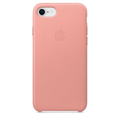 Оригинальный чехол-накладка Apple Leather Case Soft Pink (MRG62) для iPhone 8/7 1870 фото