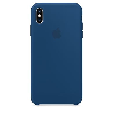 Силиконовый чехол Apple iPhone XS Max Silicone Case (MTFE2) Blue Horizon 2107 фото