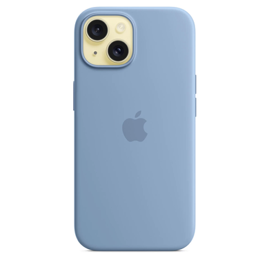 Чохол Apple iPhone 15 Silicone Case with MagSafe - Winter Blue (MT0Y3) 7838 фото