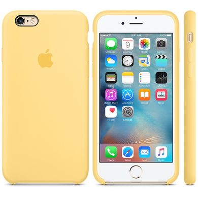 Чехол Apple Silicone Case Yellow (MM662) для iPhone 6/6s 933 фото