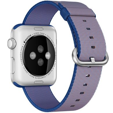 Ремінець Apple 42mm Royal Blue Woven Nylon для Apple Watch ( ML22 ) 413 фото