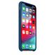 Силіконовий чохол Apple iPhone XS Max Silicone Case (MTFE2) Blue Horizon 2107 фото 3
