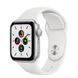 Apple Watch SE GPS 40mm Silver Aluminum Case with White Sport Band (MYDM2) 3760 фото 1