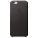 Чохол Apple Leather Case Black (MKXF2) для iPhone 6/6s Plus 312 фото 1