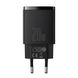Мережевий зарядний пристрій Baseus Compact Quick Charger U+C 20W Black (CCXJ-B01) 02100 фото 2
