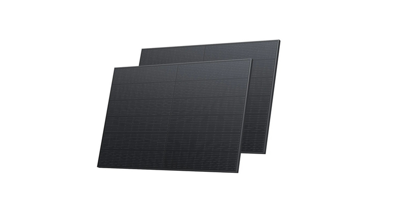 Монокристалічна сонячна панель EcoFlow 2*400W Rigid Solar Panel (SOLAR2*400W)  154777 фото