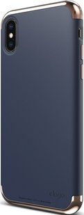 Пластиковый чехол Elago Empire Case Chrome Rose Gold/Jean Indigo (ES8EM-RGDJIN) для iPhone X 1825 фото