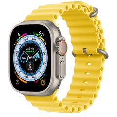 Смарт-годинник Apple Watch Ultra 49mm (GPS + Cellular) Titanium Case with Yellow Ocean Band (MNHG3)