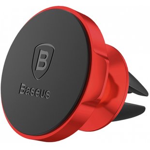 Автотримач Baseus Small Ears Series Magnetic suction bracket (Air outlet type) Red (SUER-A09) 1348 фото