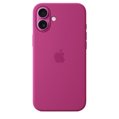 Чехол Apple iPhone 16 Silicone Case with MagSafe - Fuchsia (MYY53)