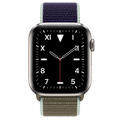 Apple Watch Series 5 Edition 44mm Titanium Case with Khaki Sport Loop (MWU12) 3502 фото