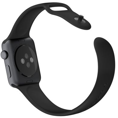 Ремешок для Apple Watch 42/44mm Sport Band Black (High Copy) 1778 фото