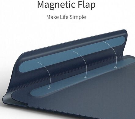 Чохол для ноутбука WIWU Skin Pro 2 PU Leather Sleeve для MacBook 13'' Синій 3605 фото