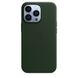 Чохол Apple Leather Case with MagSafe Sequoia Green (MM1G3) для iPhone 13 Pro 4120 фото 4