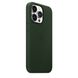 Чохол Apple Leather Case with MagSafe Sequoia Green (MM1G3) для iPhone 13 Pro 4120 фото 5