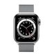 Apple Watch Series 6 (GPS + Cellular) 40mm Silver Stainless Steel Case with Milanese Loop (M02V3) 3766 фото 2