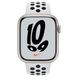 Apple Watch Nike Series 7 GPS, 45mm Starlight Aluminium Case With Nike Sport Band Pure Platinum/Black (MKNA3) 4170 фото 2