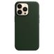 Чохол Apple Leather Case with MagSafe Sequoia Green (MM1G3) для iPhone 13 Pro 4120 фото 3