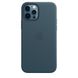 Чохол Apple Leather Case with MagSafe Baltic Blue (MHKE3) iPhone 12/iPhone 12 Pro