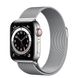 Apple Watch Series 6 (GPS + Cellular) 40mm Silver Stainless Steel Case with Milanese Loop (M02V3) 3766 фото
