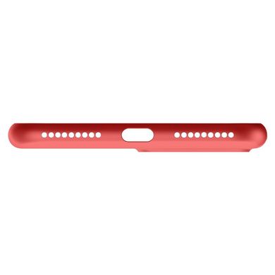 Тонкий пластиковий чохол Spigen Air Skin червоний для iPhone 8 Plus  1971 фото
