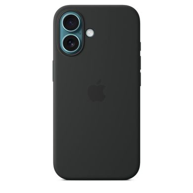 Чехол Apple iPhone 16 Silicone Case with MagSafe - Black (MYY13)