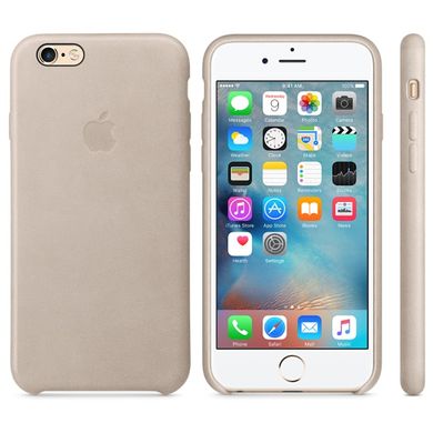 Чехол Apple Leather Case Rose Gray (MKXE2) для iPhone 6/6s Plus 313 фото