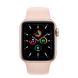 Apple Watch SE GPS 40mm Gold Aluminum Case with Pink Sand Sport Band (MYDN2) 3761 фото 2