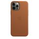 Чехол Apple Leather Case with MagSafe Saddle Brown (MHKL3) для iPhone 12 Pro Max 3849 фото 3