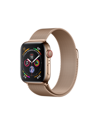 Apple Watch Series 4 (GPS+LTE) 40mm Gold Stainless Steel Case with Gold Milanese Loop (MTUT2) 2077 фото