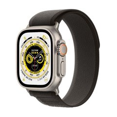 Смарт-годинник Apple Watch Ultra 49mm (GPS + Cellular) Titanium Case with Black/Gray Trail Loop S/M (MQFW3)
