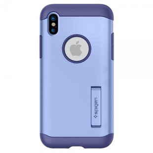 Чохол Spigen Slim Armor Violet для iPhone X 1303 фото