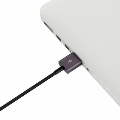 USB кабель Moshi Lightning black (1 m) для зарядки iPhone, iPad 1733 фото