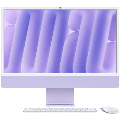 Apple iMac 24" 2024 M4 10CPU/10GPU/16GB/512GB with Standard glass - Purple (MWV73) 5957-4 фото