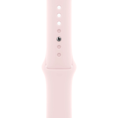 Apple Watch Series 9 GPS 45mm Pink Aluminum Case with Light Pink Sport Band - M/L (MR9H3) 4469 фото