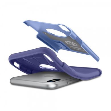 Чохол Spigen Slim Armor Violet для iPhone X 1303 фото