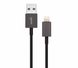 USB кабель Moshi Lightning black (1 m) для зарядки iPhone, iPad 1733 фото 1