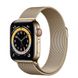 Apple Watch Series 6 (GPS + Cellular) 40mm Gold Stainless Steel Case with Milanese Loop (M02X3) 3767 фото 1