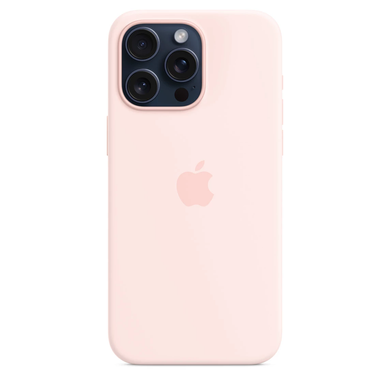 Чохол Apple iPhone 15 Pro Max Silicone Case with MagSafe - Light Pink (MT1U3) 7796 фото