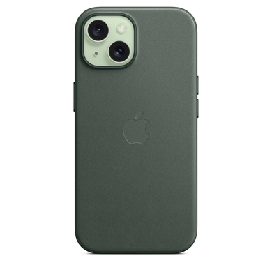 Чeхол Apple iPhone 15 FineWoven Case with MagSafe - Evergreen (MT3J3) 7846 фото