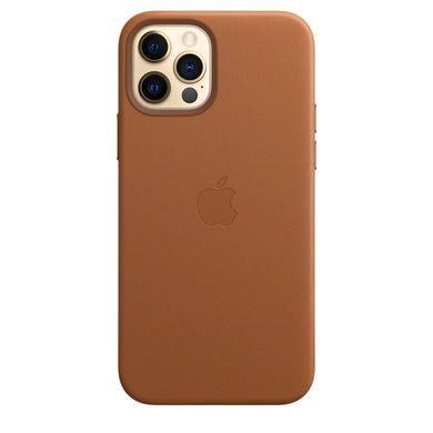Чохол Apple Leather Case with MagSafe Saddle Brown (MHKF3) iPhone 12/iPhone 12 Pro 3855 фото