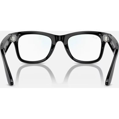 Смарт-окуляри Ray-Ban Meta Wayfarer Shiny Black Frame Clear Lenses (RW4006 601/SB 50-22)