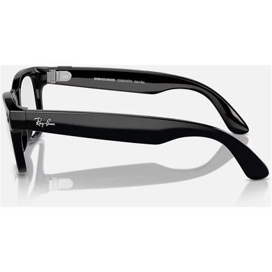 Смарт-окуляри Ray-Ban Meta Wayfarer Shiny Black Frame Clear Lenses (RW4006 601/SB 50-22)