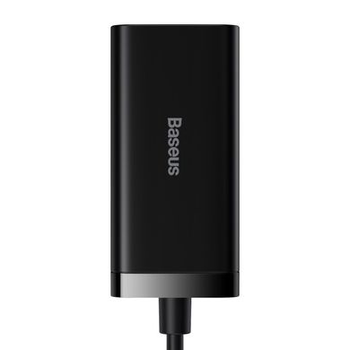 Мережевий зарядний пристрій Baseus GaN3 Pro 2U+2C 100W EU Black (CCGP000101) 02108 фото