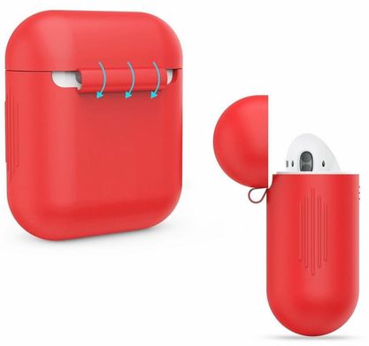 Чoхол Silicone Case для AirPods (red) 1519 фото
