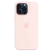 Чохол Apple iPhone 15 Pro Max Silicone Case with MagSafe - Light Pink (MT1U3) 7796 фото 3