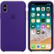 Силіконовий чохол Apple iPhone X Silicone Case (MQT72) Ultra Violet 1409 фото 3