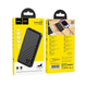 Зовнішній акумулятор HOCO J123 Element 10000mAh, 2USB, 2A Black 9481 фото 4