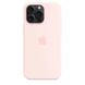 Чохол Apple iPhone 15 Pro Max Silicone Case with MagSafe - Light Pink (MT1U3) 7796 фото 2